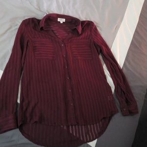 Burgundy Portofino Shirt